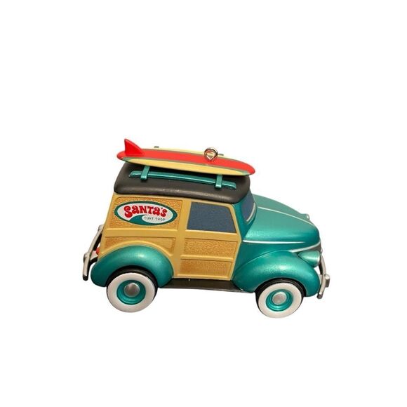 Hallmark Keepsake Surfin' Safari Santa Ornament with Sound 2014 - Picture 3 of 5